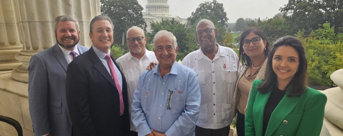 DC Visit with Sentaor Rene Garcia - Legislative Aid of Congressmen Diaz Balard and Biha Khan